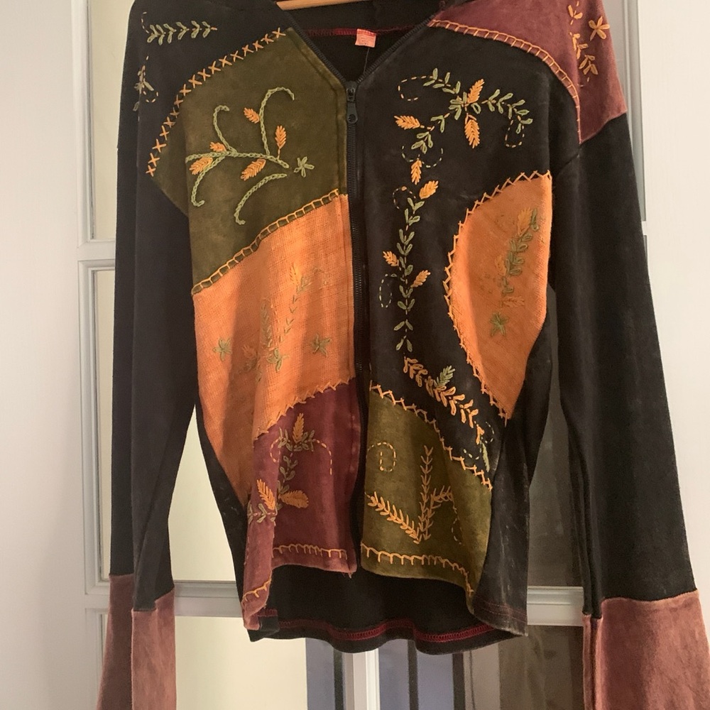 Bohemian Embroidered Patchwork Jacket